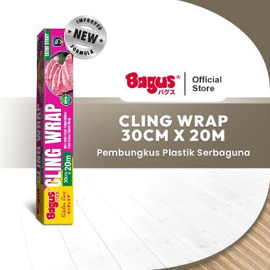 Bagus Cling Wrap Box 30 cm x 20 M [Polyethylene / Non-PVC] Kuning