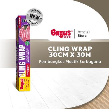 Bagus Cling Wrap Box 30 cm x 30 M [Polyethylene / Non-PVC] Green