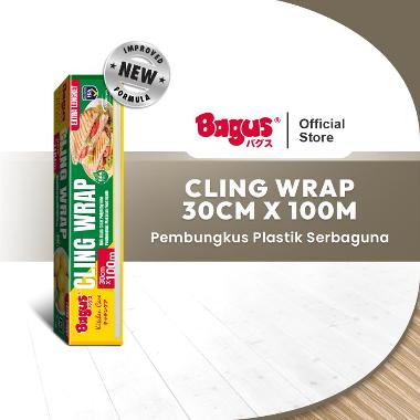 Bagus Cling Wrap Box 30 cm x 100 M [Polyethylene / Non-PVC] Purple