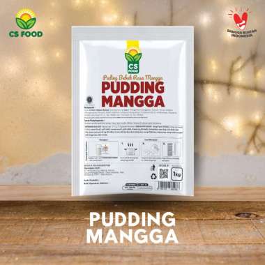 Bubuk Instan Silky Puding Mangga 1kg Pudding Lembut Pudot CS FOOD