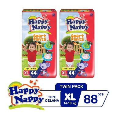 Promo Harga Happy Nappy Smart Pantz Diaper XL44 44 pcs - Blibli