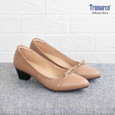 Trumarco THE 504 Sepatu Kerja / Pantofel Wanita 42 Moka