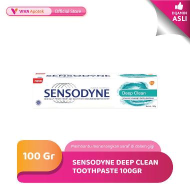 Promo Harga Sensodyne Pasta Gigi Deep Clean 100 gr - Blibli