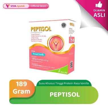 Peptisol Susu Khusus Tinggi Protein Rasa Vanilla (189 Gram)
