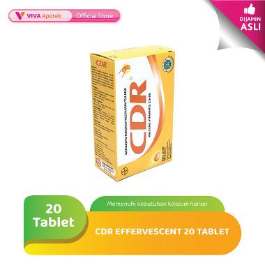 CDR Effervescent Memenuhi Kebutuhan Kalsium (20 Tablet Eff)