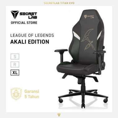 Secretlab TITAN Evo Kursi Gaming - League of Legends Akali (Ukuran XL)