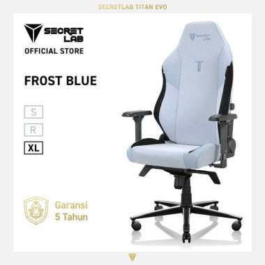 Secretlab TITAN Evo SoftWeave - Plus Kursi Gaming - Frost Blue (Ukuran XL)
