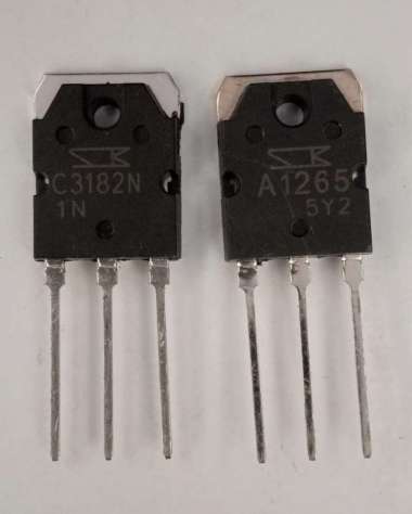 Transistor A1265 C3182N set Power Transistor untuk Amplifier