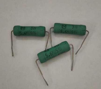 Resistor 5.6Kilo 5.6k Ohm 3W 5persen Toleransi
