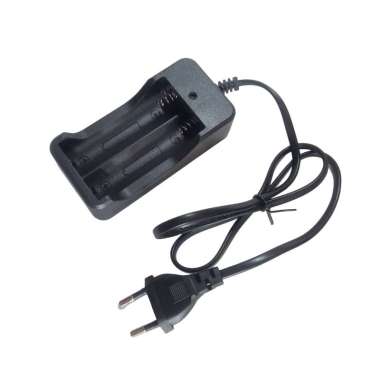 Charger Baterai Lithium-ion Tipe 18650 2 Slot Universal