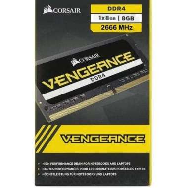 Memory CORSAIR - CMSX8GX4M1A2666C18 Vengeance Laptop 8GB DDR4 2666
