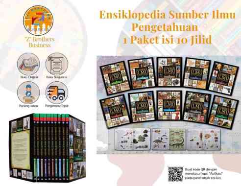 Sumber Ilmu Pengetahuan - 1 Paket Isi 10 Jilid Full Collor