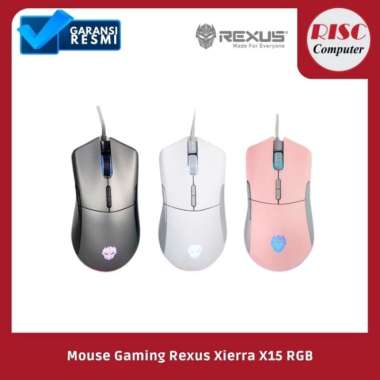 Rexus Xierra X15 Wired Mouse Gaming RGB