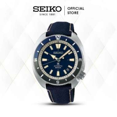 Jam Tangan Pria Seiko Prospex Land Tortoise SRPG15K1 Automatic Blue Polyster