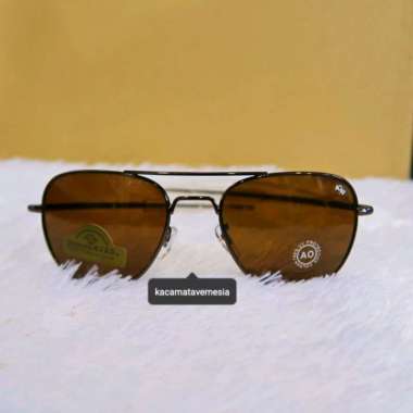 Kacamata Rayban Pilot Aviator Kotak Pria Wanita Lensa Kaca Diamond Hitam