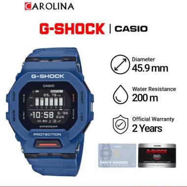 Jam Tangan Pria G-SHOCK GBD-200-2D Digital Dial Blue Resin Band