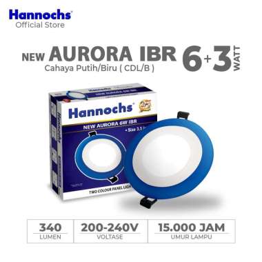 Hannochs New Aurora 6 Watt IBR CDL - Cahaya Putih