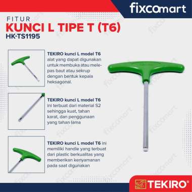 Tekiro Kunci L Model T6 / Kunci T
