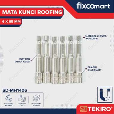 Tekiro Magnetic Hex Nut 6 X 65 mm - Kunci Roofing