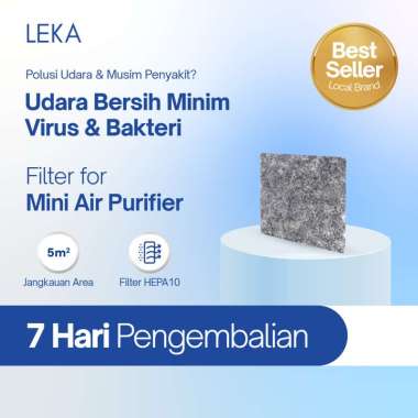 LEKA AP7705 Portable Air Purifier - Replacement HEPA Filter Hanya 1 filter