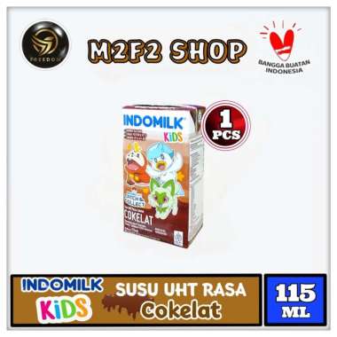 Susu Indomilk Kids Kotak UHT Cokelat - 115 ml (Kemasan Satuan)