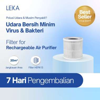 LEKA AP7809 Recharge Air Purifier - Replacement Filter 3-in-1 HEPA 1 Filter HEPA13