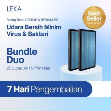 LEKA AP8000 Super Air Purifier - Replacement Filter 4-in-1 True HEPA13 Bundle Hemat