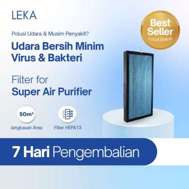 LEKA AP8000 Super Air Purifier - Replacement Filter 4-in-1 True HEPA13 1 Filter AP8000