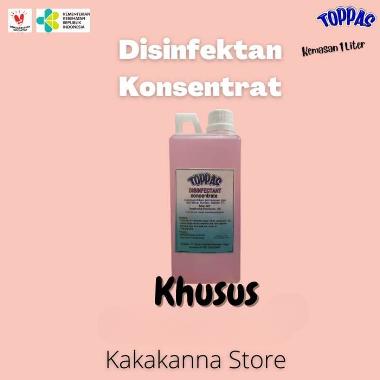 Disinfektan Konsentrat 1 Liter Antiseptik Toppas (Khusus Instan/Sameday)