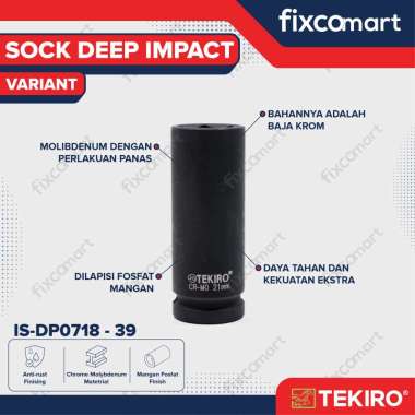 Tekiro Deep Impact / Mata Sock Socket 1/2 inch 6 PT 15 mm