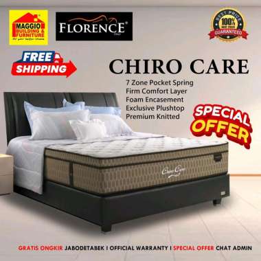 KASUR SPRINGBED FLORENCE - MATRAS CHIRO CARE - FLORENCE (HANYA KASUR) 180 x 200