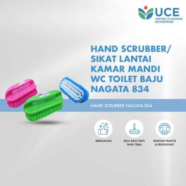 Hand Scrubber/Sikat Lantai Kamar Mandi WC Toilet Baju Nagata 834