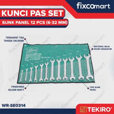 Kunci Pas Set Sunk Panel 12 Pcs / Kunci Pas Tekiro