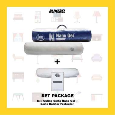 [PAKET] Guling Serta Nano Gel + Serta Bolster Protector