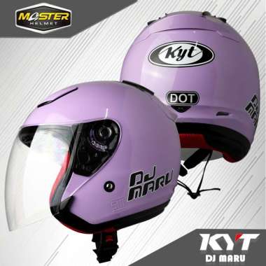 Helm KYT Halfface KYT Dj Maru Solid L LAVENDER