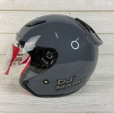 Helm KYT Halfface KYT Dj Maru Solid XL DIM GREY