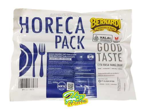 bernardi sosis sapi Breakfast horeca 500gr
