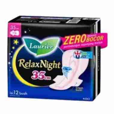 Promo Harga Laurier Relax Night 35cm 12 pcs - Blibli