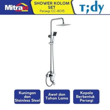 Tidy Shower Tiang Kolom Persegi CC-8015 (Set)