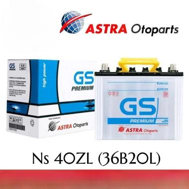 aki basah GS NS 40 ZL Premium Astra baru ori