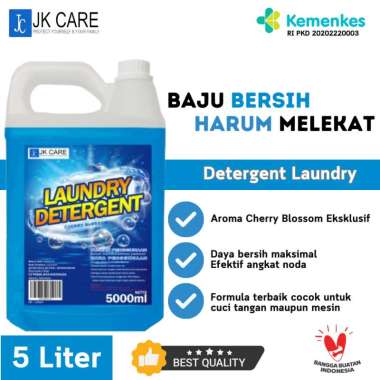 Detergent Laundry Cherry Blossom 5 Liter Sabun Cuci Pakaian Anti Noda Bahan Premium