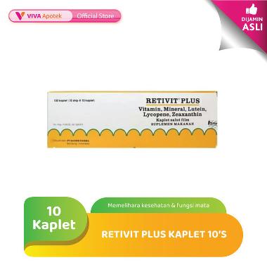 Retivit Plus Vitamin untuk kesehatan Mata (10 Kapusl)