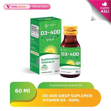 D3-400 Sirup Suplemen Vitamin D3 - 60ml