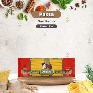San Remo Pasta Fettuccine 500 Gr - Pasta Fettuccine 500 Gr