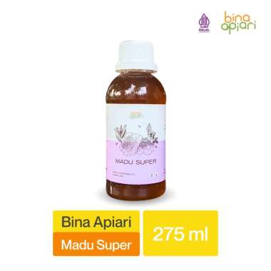 Bina Apiari Madu Super 275ml Madu Plus Royal Jelly Lebah Ternak Apis mellifera