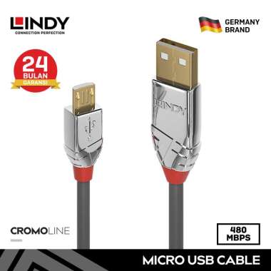 LINDY 36654 Kabel Data USB A to Micro USB 2.0 Premium Cable Tether 5M