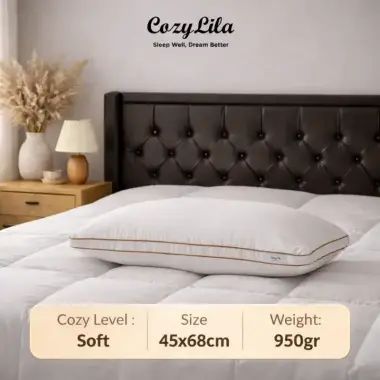 Cozylila Bantal Bulu Angsa Featherlike BSC Olive (Double List)