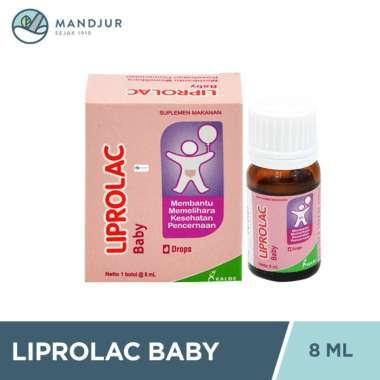 Liprolac Baby Drop 8 mL - Suplemen Probiotik dan Prebiotik Bayi