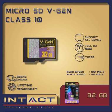MicroSD V-GeN Turbo 32GB Class 10 Memory Card Micro SD VGEN