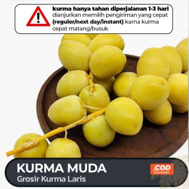 Kurma Muda Promil | Fresh bukan Frozen Kurma Muda Kuning 500 Gram